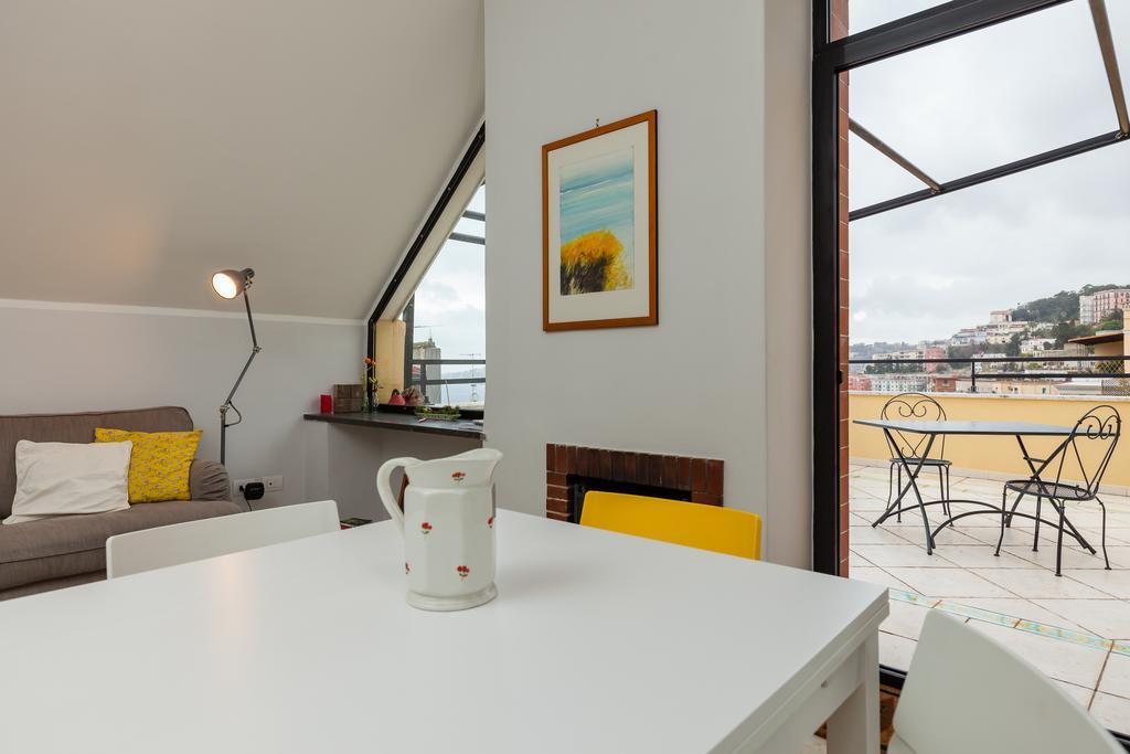 Bright Rooftop By Napoliapartments Bagian luar foto