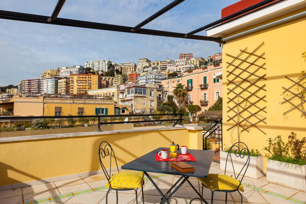 Bright Rooftop By Napoliapartments Bagian luar foto