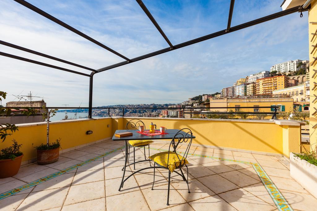 Bright Rooftop By Napoliapartments Bagian luar foto